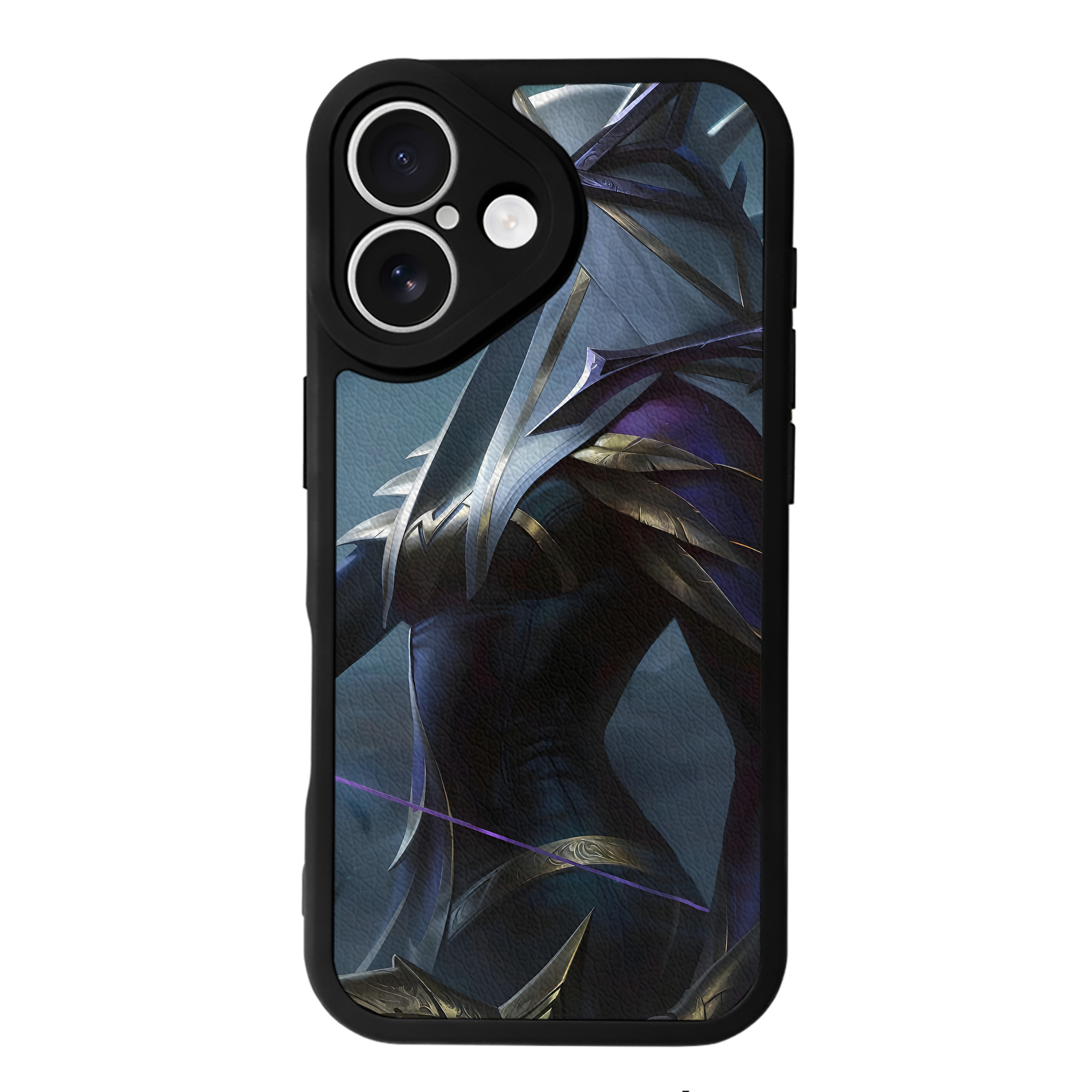 （画像用） リーグ・オブ・レジェンド League of Legends LOL 【iPhone 16シリーズ対応】シリコンスマホケース（レザー調） 材質：シリコン